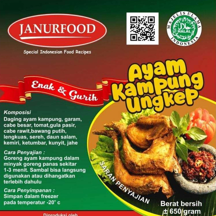 Ayam Kampung Ungkep Janur Food